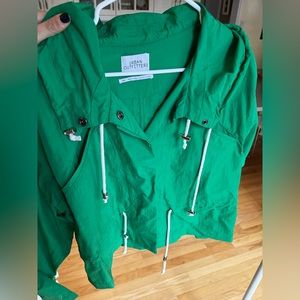 Green Urban Outfitters windbreaker